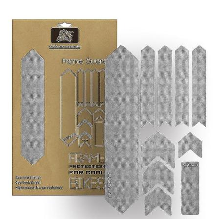 Enlee sykkelklistremerker for rammebeskyttelse Vanntett sykkeltape Terrengsykkel ripebestandige klistremerker Sett rammebeskyttelsestilbehør - 