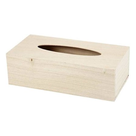Tissue dispenser - CREOTIME - Ref 575700 - Trä - Överliggande öppning - Rullande bas