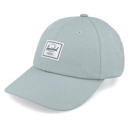 Herschel - Blå unconstructed Caps - Sylas Classic Slate Dad Cap @ Hatstore