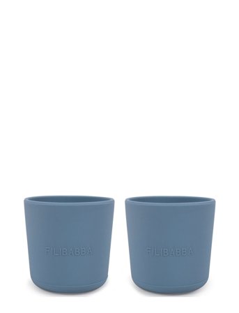 Filibabba Silikone Kop 2-Pak - Powder Blue - Blue - ONE SIZE