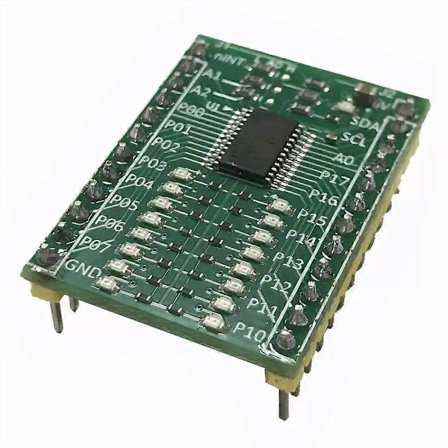 TCA9555 Laajennusmoduuli IIC/I2C GPIO Laajennuslevymoduuli 16 Digitaalista Tuloa ja Ulostuloa