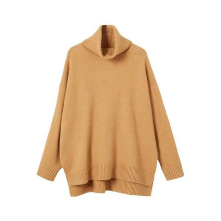 Mango Oversized striksweater Brun, Dame, Størrelse: L