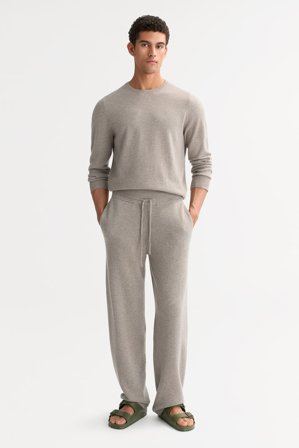 Soft Goat - Men's Pants - Men cashmere pants - XXL - Greige