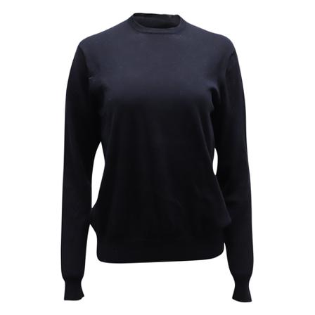 Prada Vintage Pre-owned Loose Fit Sweater in Wool Blå, Dame