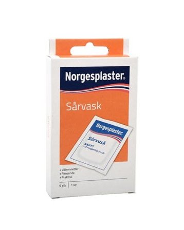 Norgesplaster sårvask 6 stk