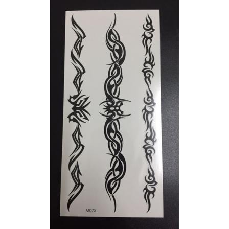 Tillfällig Tatuering 19 X 9cm - Tribaler Armband