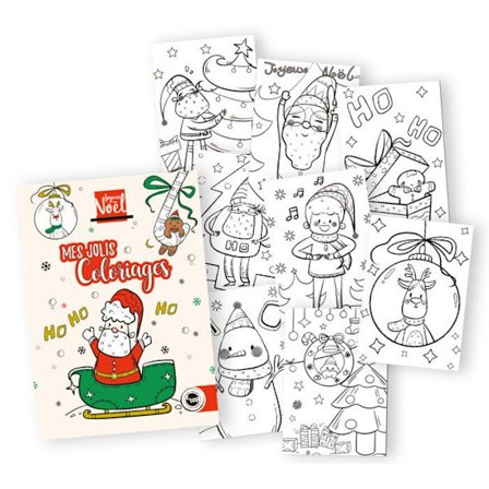 Färgbok Jul 24 sidor