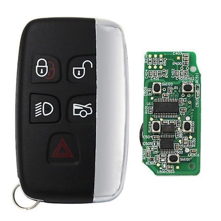 5b Smart Fjernbetjening Nøgle 315/434mhz Id49 Pcf7953 Chip Til Land Rover Range Rover Sport Evoque Lr4 Jaguar Xf Xj Xl Xk Xe Kobjtf10a [DB]