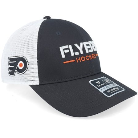 Fanatics - NHL Noir trucker Casquette - Philadelphia Flyers Authentic Pro Rink Black/White Trucker @ Hatstore