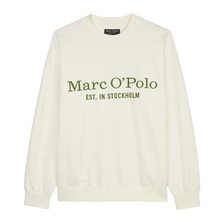 Marc O'Polo, Logo sweatshirt in a relaxed fit Biały, Mężczyzna, Rozmiar: 3XL