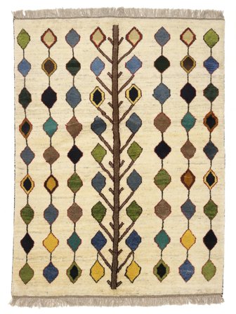 Tappeto Gabbeh 151X197 (Lana, )