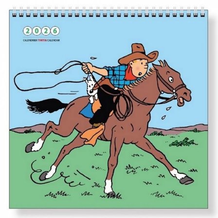 Tintin - Veggkalender 30 x 30 cm 2026(F2)