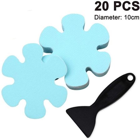 20 stk. badekar anti-slip klistermærker, bruseniche anti-slip bruseniche bånd