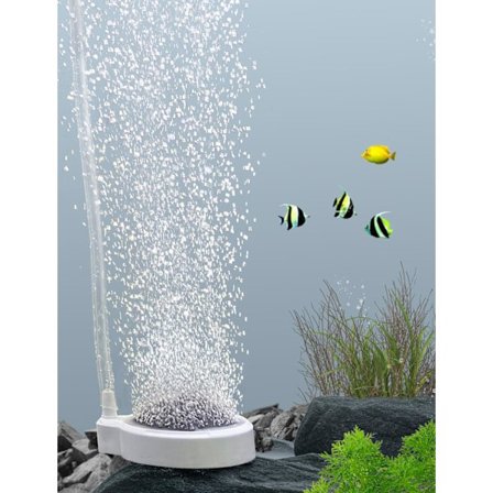 Akvarieluftsten, luftspreder til akvarier, til lydløs iltspreder, (luftpumpe og luftslange ikke inkluderet)