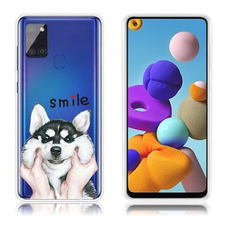 Deco Samsung Galaxy A21s Etui - Hund