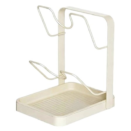 Lockhållare med avtagbar droppbricka för lock