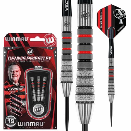 Dennis Priestley Diamond 3-Zero Steel Tip Darts 19g
