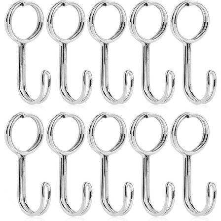 30 elastiske spændere med kroge, 8 mm x 30 cm elastik