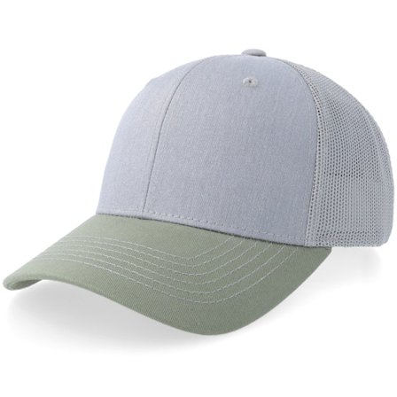 Equip - Grey - trucker - Cap - Heather Grey/Stone/Loden Trucker - Hatstore
