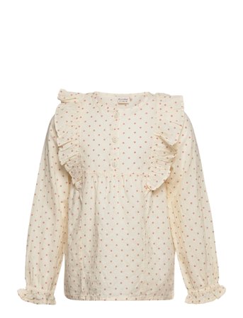 Shirt Ls Aop T-shirts Long-sleeved T-shirts Korall Minymo*Betinget Tilbud