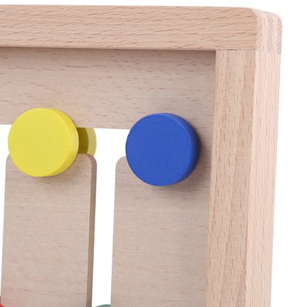 Puinen lasten liukupalapeli väri logiikkapeli muotojen yhdistämis aivopähkinä opettavainen lelu nelivärinen peli pyöreä tyyppi