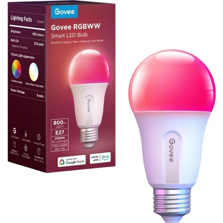 GOVEE Smart Wifi&BLE Light Bulb 800lm
