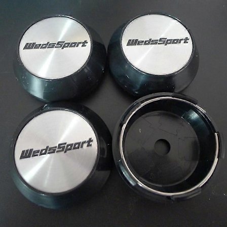 4kpl 65mm Wedssport Pyörän Keskikupit NAPA Weds Sport Logo Tunnus Merkki Vanteet Suojus Auton Muotoilutarvikkeet, B
