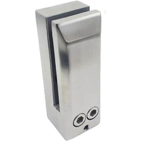 Ideal Borstad Rostfri Fyrkantig Sida till Ytmonterad Kran SS2205 Kompatibel med 3/8'1/2' Glaslås