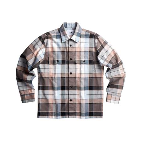 Nn07, Casual Shirts Grijs, Heren, Maat:M