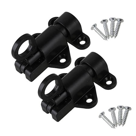 Automatisk Låsebolt i Aluminiumlegering for Skap, Dørbeslag (2 stk - svart)