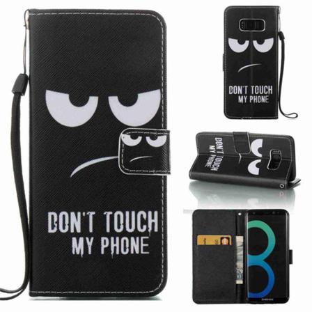 Plånboksfodral Samsung Galaxy S8 - Don ́t Touch My Phone