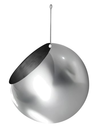 AYTM Globe Hænge Blomsterpotte - Silver - Ø17XH28CM