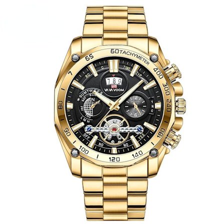 Luminous Trendy Student Ure Men's Tourbillon Mekanisk Ur (ikke-automatisk)