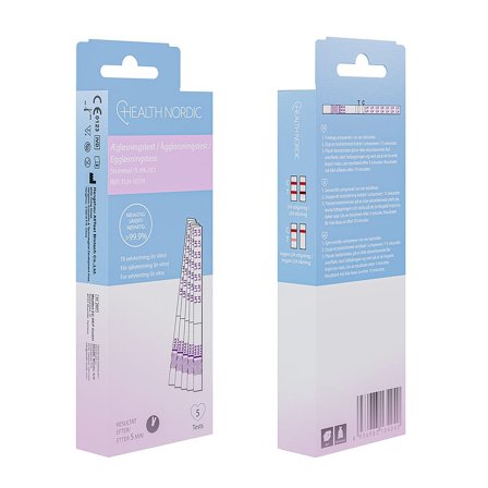 Health Nordic Ægløsningstest (Strimmel) 5 stk., Medicin & Pleje, Fertilitet, Ægløsningstest