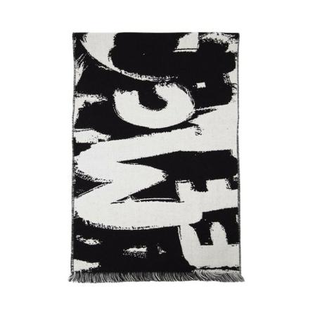 Alexander McQueen, Wool Scarf Zwart, unisex, Maat:ONE Size