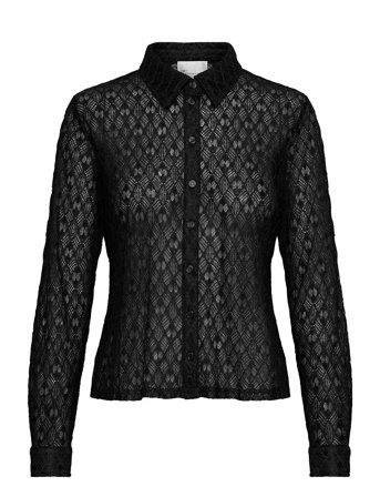 Violamw Lace Shirt Black My Essential Wardrobe