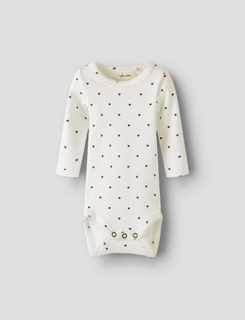 Lil'Atelier Nbfgago Ls Slim Body Lil Noos - White - 80