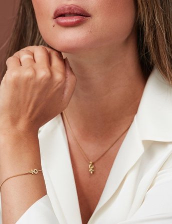 Bud to rose Woman Necklace - Gold - ONE SIZE