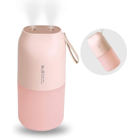 300 ml bärbar luftfuktare med automatisk avstängning, 2 tysta lägen