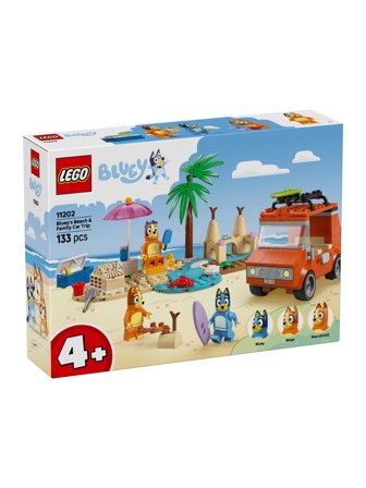 Lego Blueys Lego unisex Bluey's Beach & Family Car Trip, ref.: 11202, trade line: Bluey, material:plastic