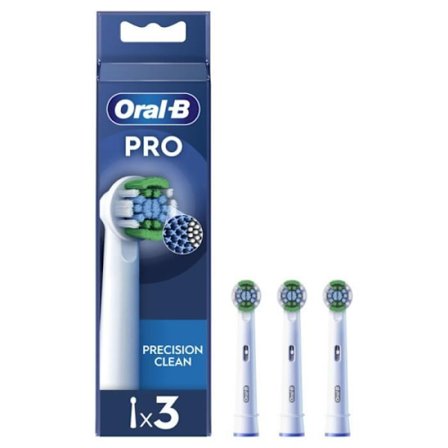 Oral-B Pro Precision Clean-tandborsthuvuden, paket med 3 enheter