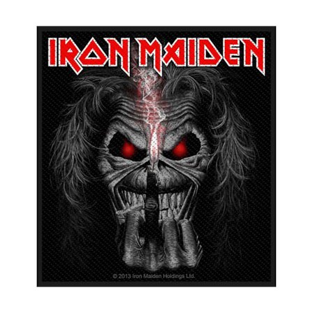 Iron Maiden Eddie Candle Finger Patch One Size Black