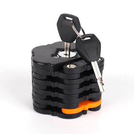 Taitettava polkupyörän lukko, korkea turvallisuustaso, 83 cm, Supilla