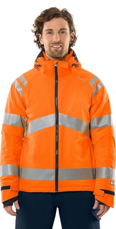 Fristads Herr Varsel Green vinterjacka stretch 4682 GLPS, klass 3, Varsel Orange