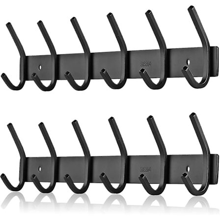 Veggmontert klesstativ, kleskroker i rustfritt stål, veggkroker for soverom, bad