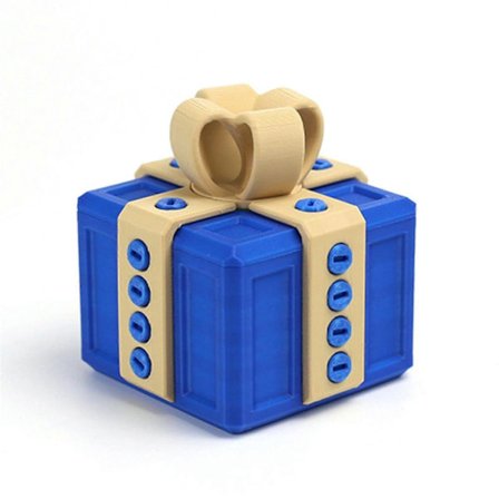 25-26 Irriterende Gaveeske med Skruer, Irriterende Gaveeske med Vrilager, 3D-Printet Spøk Skrueeske Gave til Barn Voksne