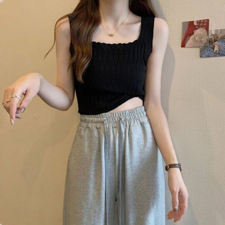 Strappy Linnen Hottie Sling SVART