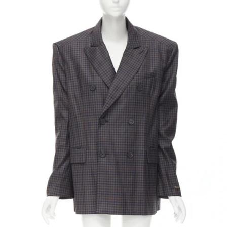 Balenciaga Vintage Pre-owned Bomuld overtj Grå, Dame Vintage Jakker