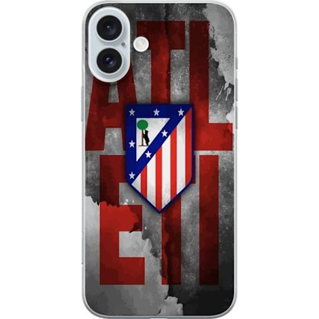 Kompatibel Mobilcover til Apple iPhone 16 Plus Atleti grå text