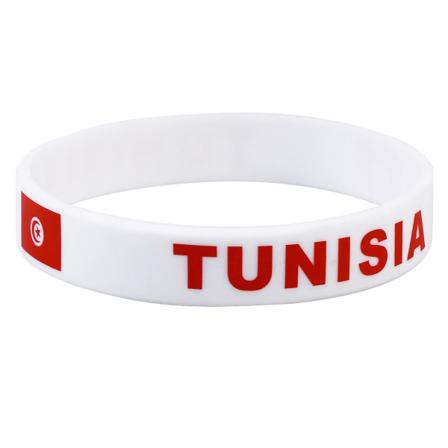 6 stk Land Silikon Armbånd Mote Sports Armbånd (Tunisia)Tunisia Tunisia